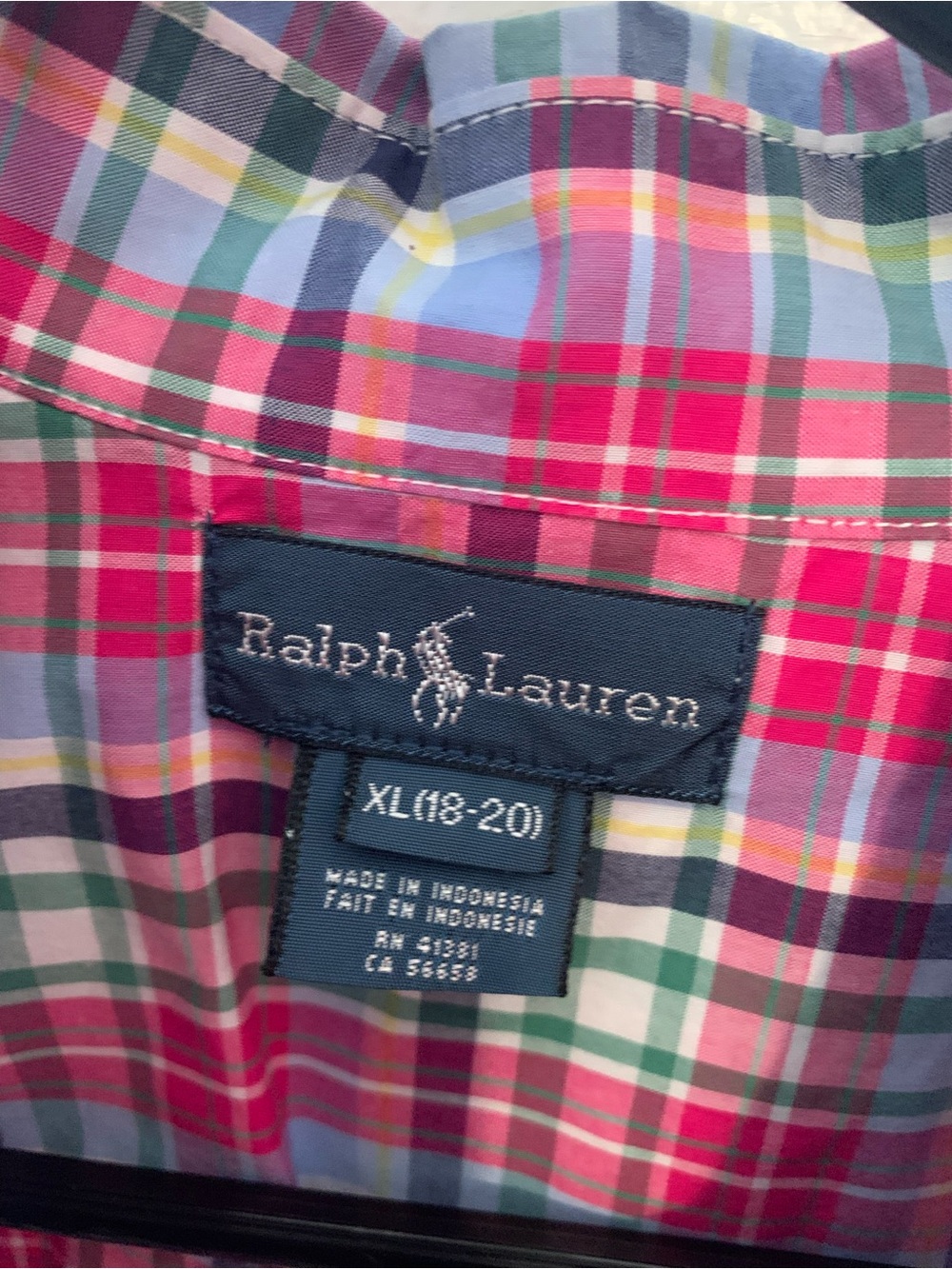 Ralph Lauren Men’s Multicolor Plaid Button-Down Shirt